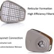 6001 Organic Vapor Cartridge with Activated Carbon Filters for 6100:6200:6800:7502:FF402 Gas Masks-8