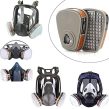 6001 Organic Vapor Cartridge with Activated Carbon Filters for 6100:6200:6800:7502:FF402 Gas Masks-9