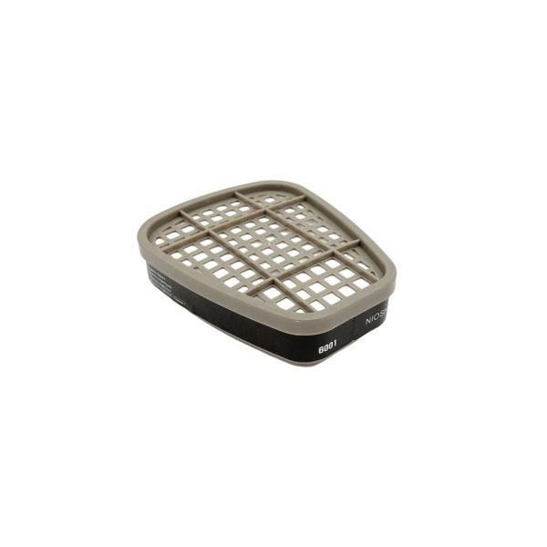 6001 Organic Vapor Cartridge with Activated Carbon Filters for 6200:6800:7502 Gas Masks-1 6001 Organic Vapor Cartridge with Activated Carbon Filters for 6200:6800:7502 Gas Masks-1