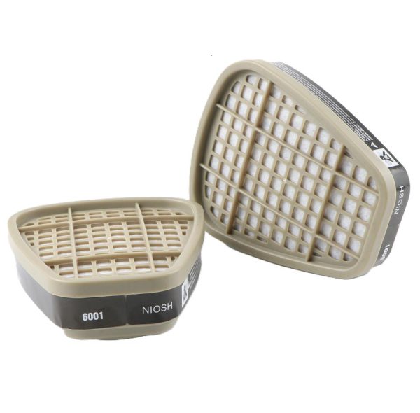 6001 Organic Vapor Cartridge with Activated Carbon Filters for 6200:6800:7502 Gas Masks-5 6001 Organic Vapor Cartridge with Activated Carbon Filters for 6200:6800:7502 Gas Masks-5